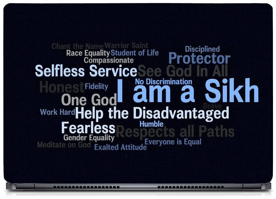 

Gallery 83 - I am Sikh Laptop Decal laptop skin sticker 15 6 inch (15 x 10) Inch ks skin 0254new