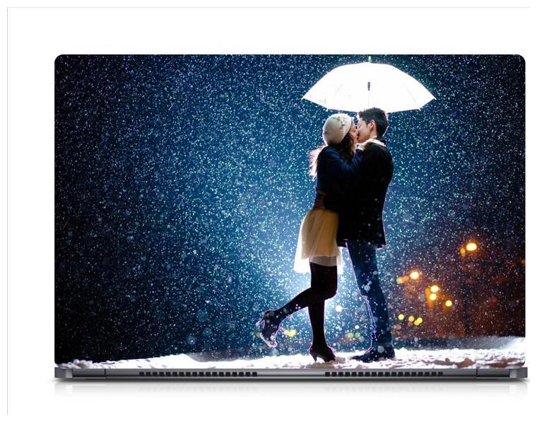 

Gallery 83 - Love Couple Snow Rain Laptop Decal laptop skin sticker 15 6 inch (15 x 10) Inch g83 skin 0863new