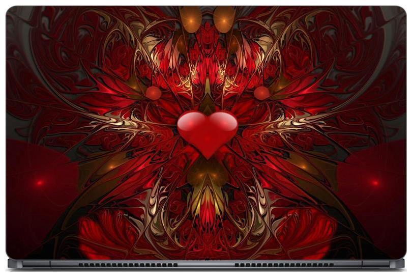 

Gallery 83 - Lovely Valentines Day Red Heart Laptop Decal laptop skin sticker 15 6 inch (15 x 10) Inch ks skin 0624new