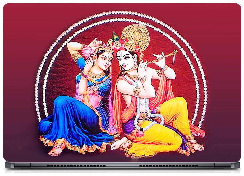

Gallery 83 - Radha Krishna Red Laptop Decal laptop skin sticker 15 6 inch (15 x 10) Inch ks skin 0279new