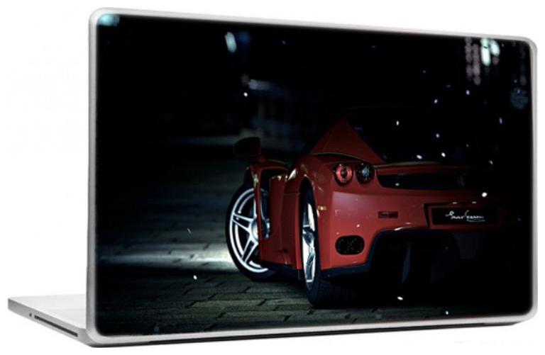 

Gallery 83 - Red Car in Night Laptop Decal laptop skin sticker 15 6 inch (15 x 10) Inch ks skin 0008new