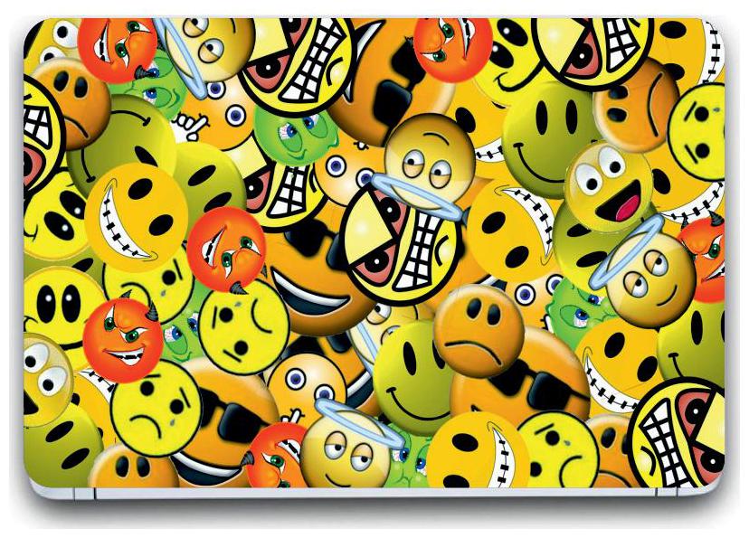 

Gallery 83 - smiley collage Laptop Decal laptop skin sticker 15 6 inch (15 x 10) Inch G83 skin 01 3031