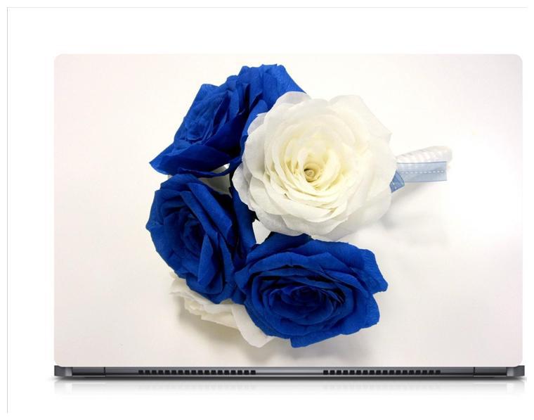 

Gallery 83 - White Blue Flower Bouqet Laptop Decal laptop skin sticker 15 6 inch (15 x 10) Inch g83 skin 0793new
