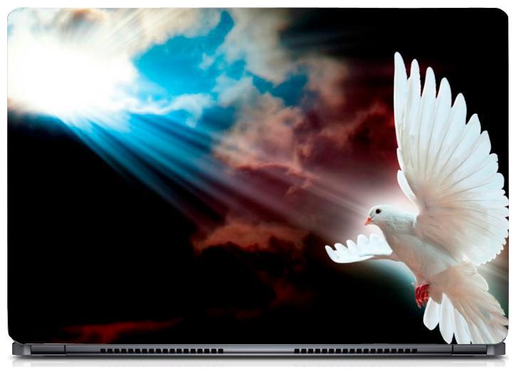

Gallery 83 - White Dove Flying To The Heaven Laptop Decal laptop skin sticker 15 6 inch (15 x 10) Inch ks skin 0145new