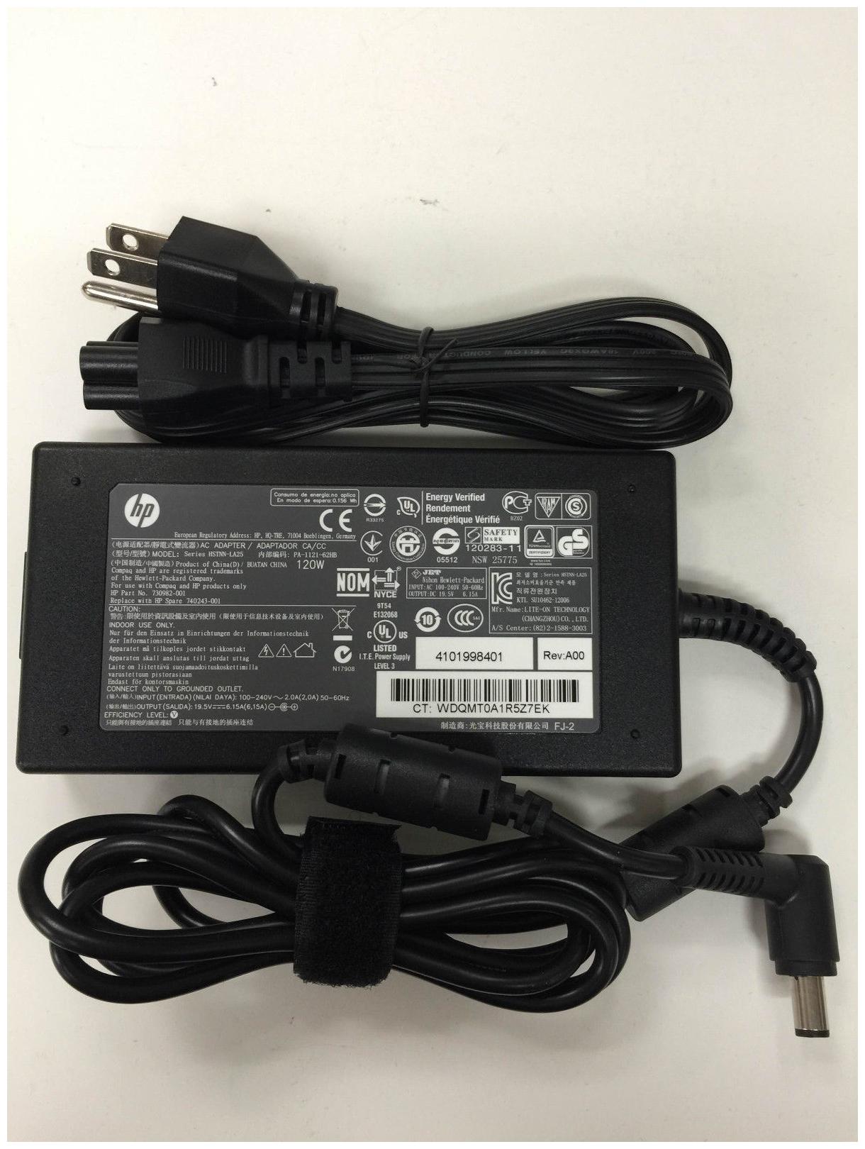 

Genuine HP Pavilion AIO 24-B037C Touch 120W Slim AC Power Supply Adapter Charger