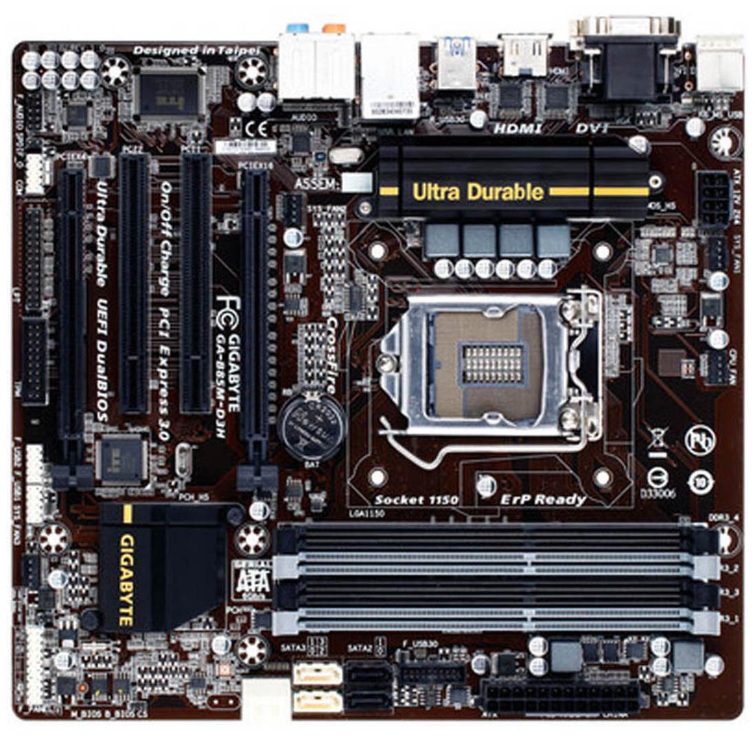 gigabyte ga-b85 m -d3h lga 1150 mother board