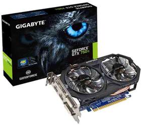 GigaByte NVIDIA GV-N75TOC-2GI 2 GB GDDR5 Graphics Card