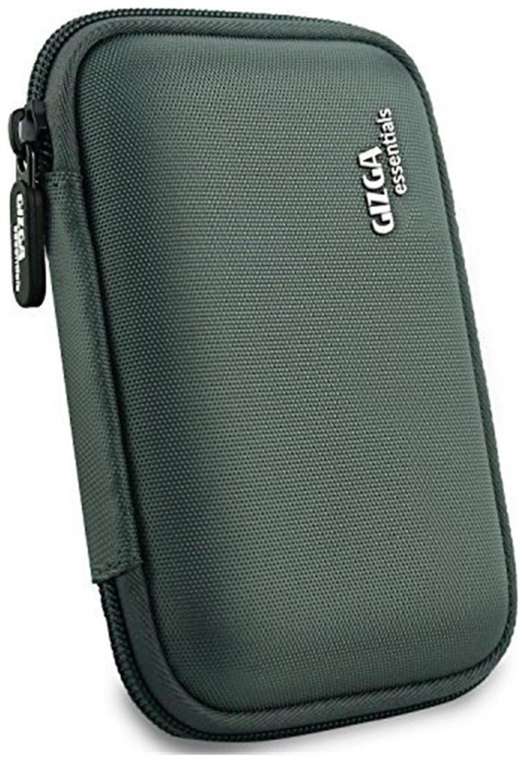 

Gizga Essentials External Hard Drive Case for 2 5-inch Hard Drive - Double Padded (Grey)