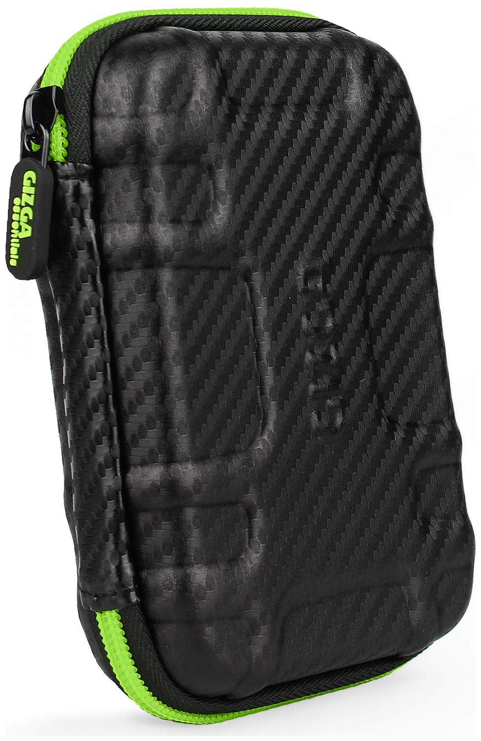 

Gizga Essentials External Hard Drive Case for 6 35 cm (2 5 inch) Hard Drive (Green Zip)