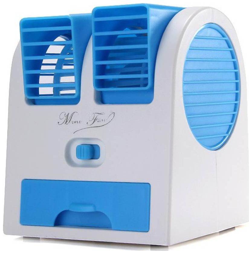 Glowtronix Mini USB Fragrance Air Conditioner Cooling Fan Blue
