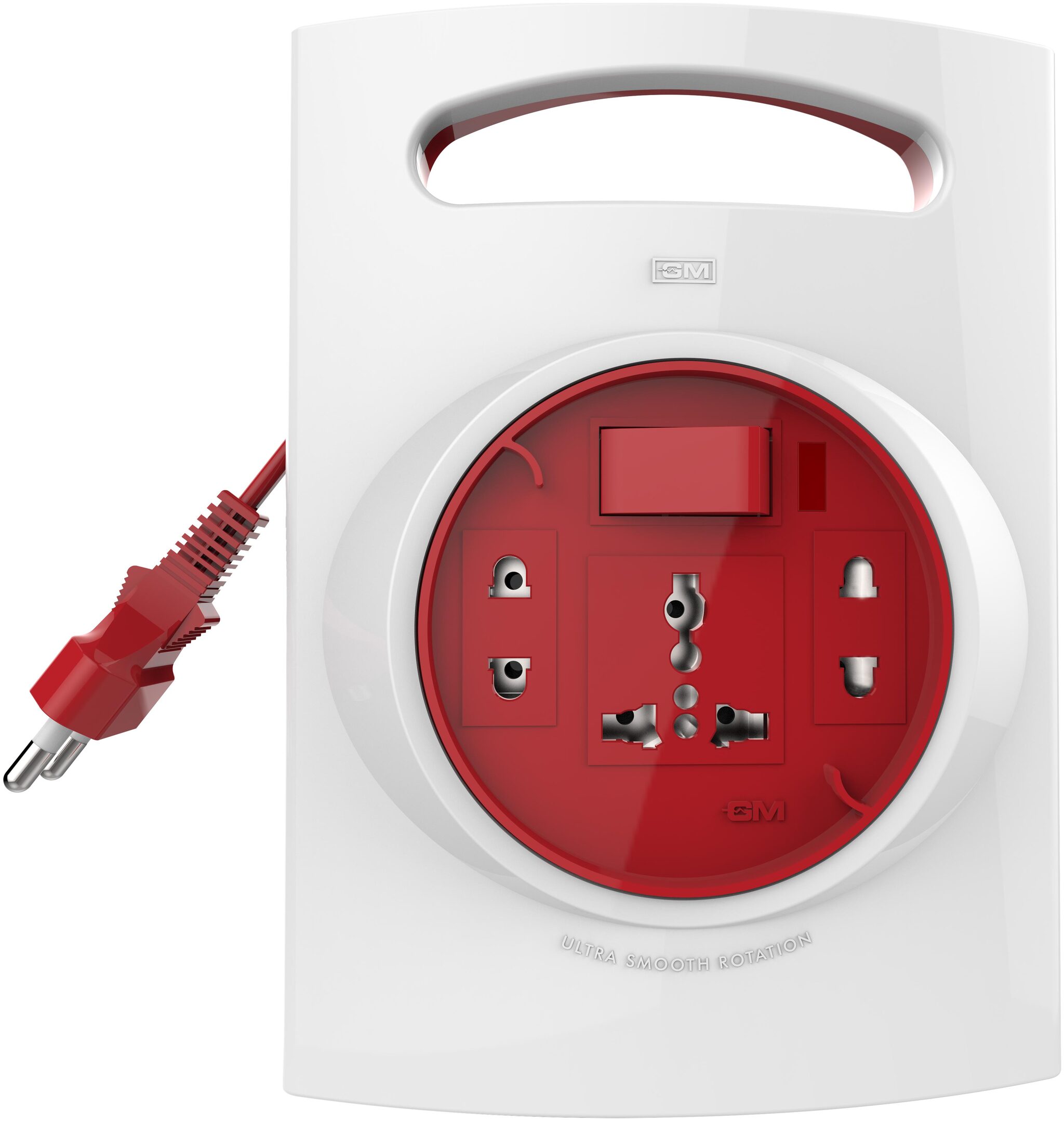 

GM 3047 G Flex 2 Pin Flex Box 5 Mtr With Handle Indicator International Socket
