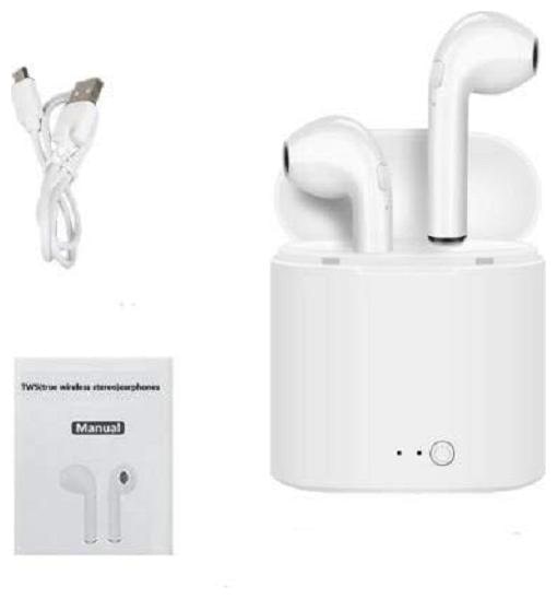 

GOBUY True Wireless Bluetooth Headset ( White )