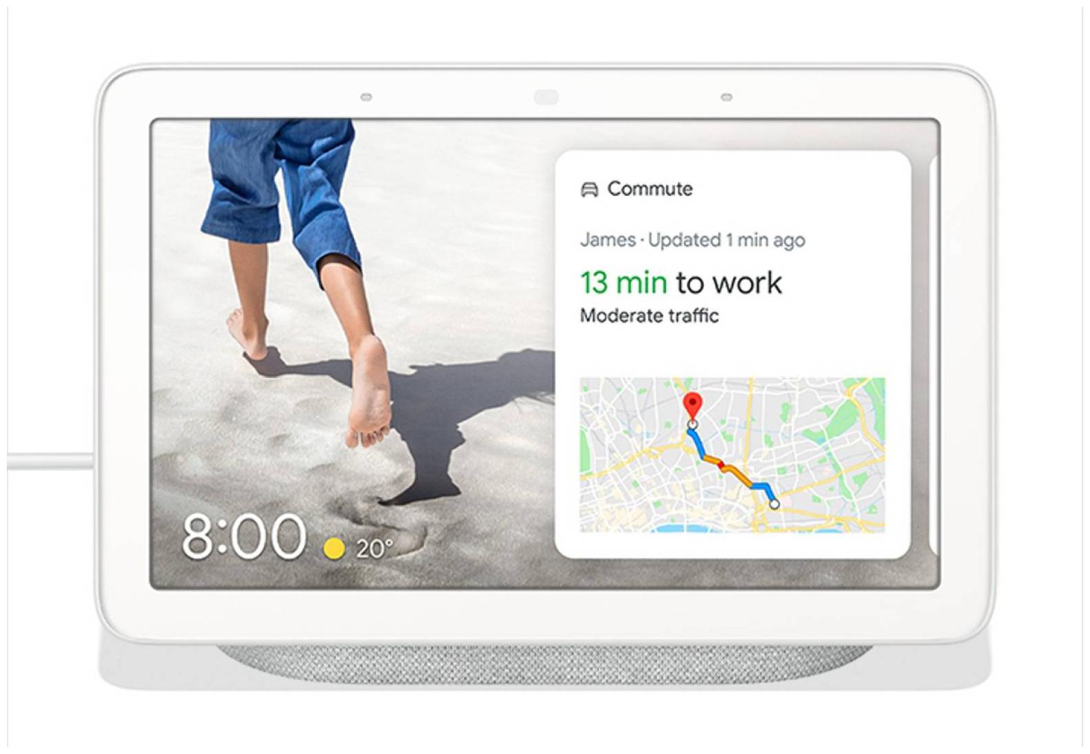 

Google Nest Hub Portable Speaker (Chalk)