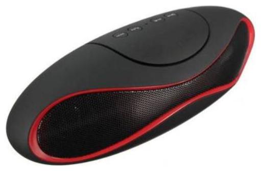 

GUGGU GYDH963 1013PD RUGBY Bluetooth Portable Speaker ( Black )
