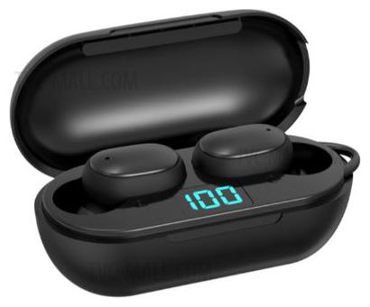 

GUGGU SESF89 1049g TWS T12 In-Ear Bluetooth Headset ( Black )