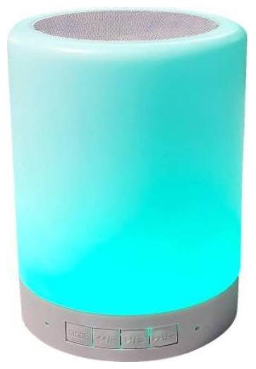 

GUGGU WNJU78 1021A TOUCH LAMP Bluetooth Portable speaker ( White )
