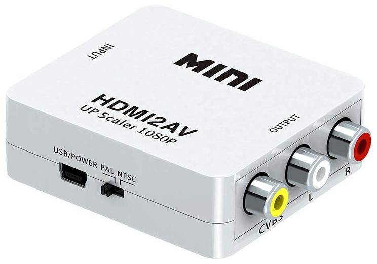 

Hesha HDMI to AV Converter Up Scaler (White)