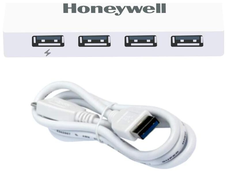 

Honeywell Momentum 4 Port USB 3 0 Hub (White)