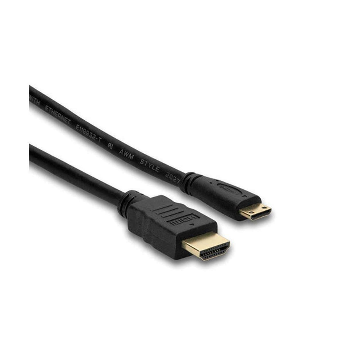 

Hosa Technology 6 High-Speed HDMI Male to Mini HDMI Male Cable with Ethernet