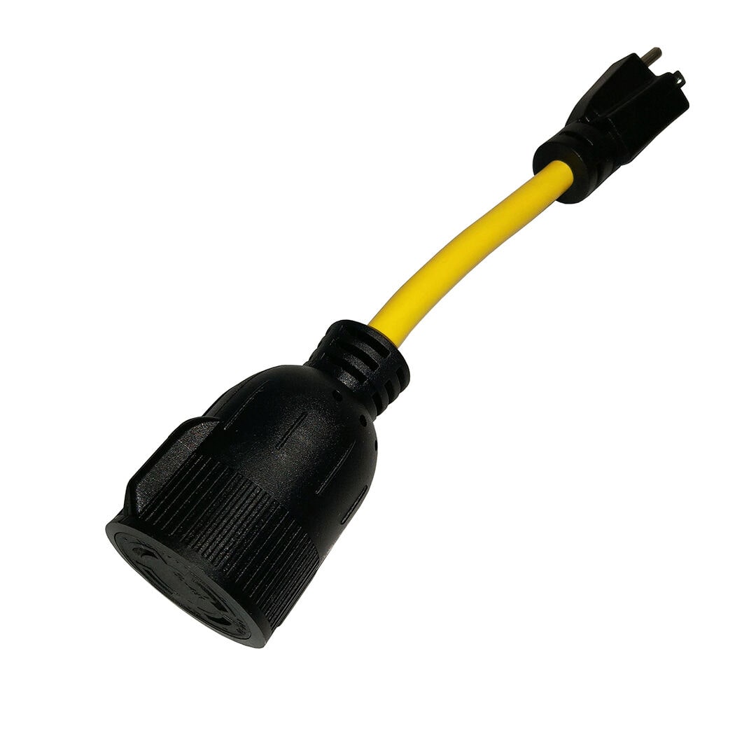 

Household Regular 15A 5-15P Male to Generator 4 pong 30A Locking L14-30R female