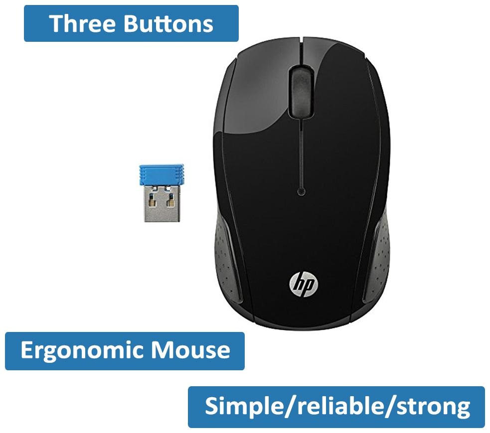 

HP 200 Wireless Mouse ( Black )