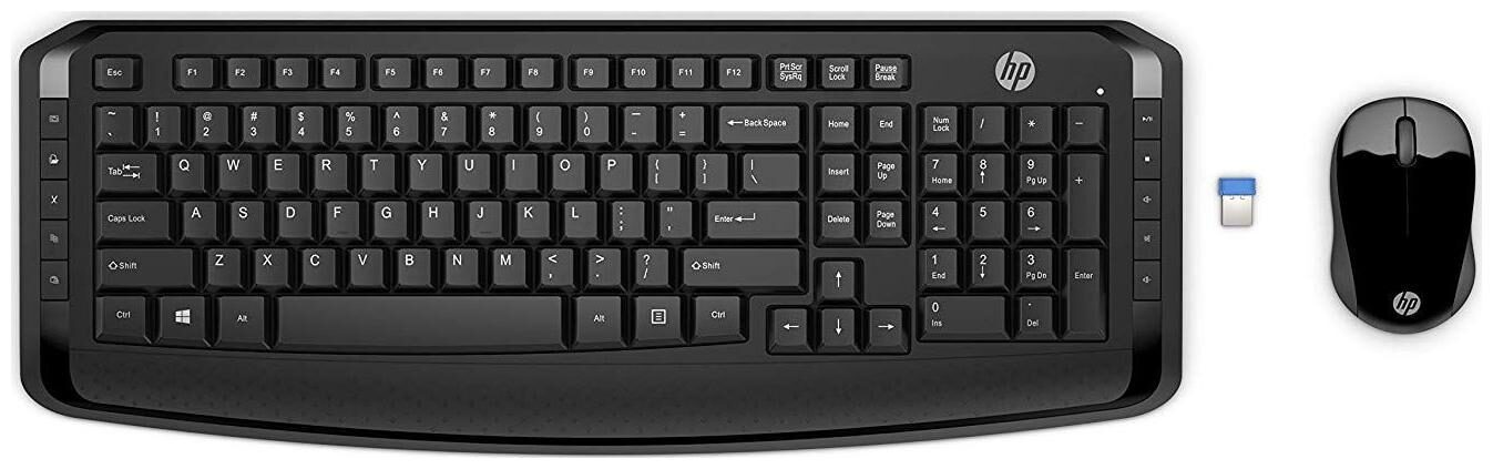 

HP 3ml04aa Wireless Keyboard Mouse Set ( Black )
