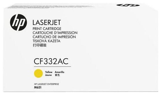 

HP 654A Yellow Contract LJ Toner Cartridge (CF332AC)