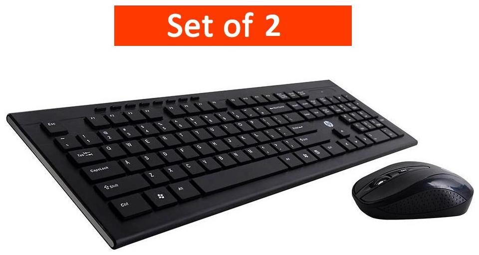 

HP 4sc12pa Wireless Keyboard Mouse Set ( Black )