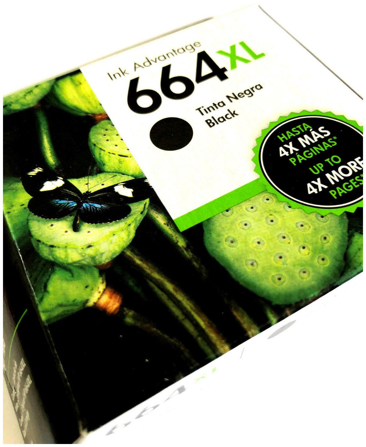 HP Original Ink Cartridge 664 TRICOLOR + 664 XL BLACK F6V31AL F6V28AL