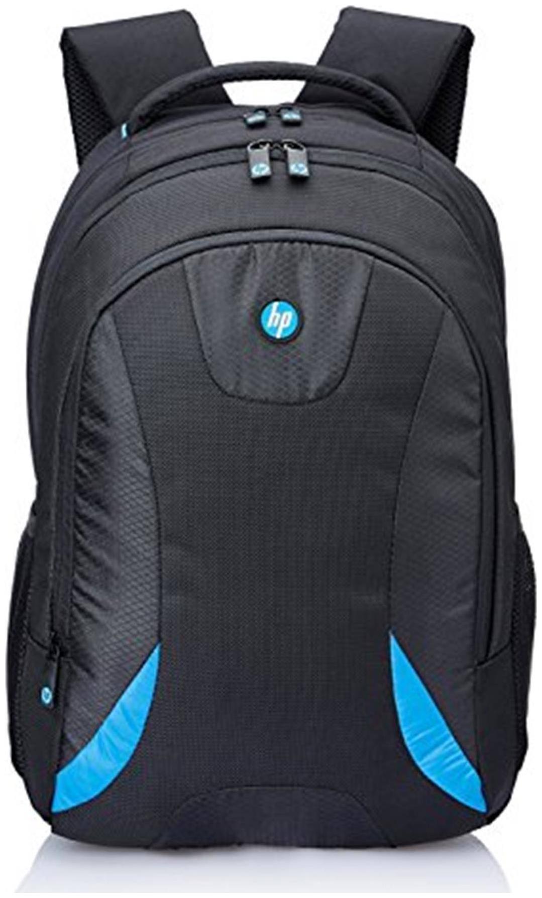 

HP Premium Backpack Black Blue Laptop Bag