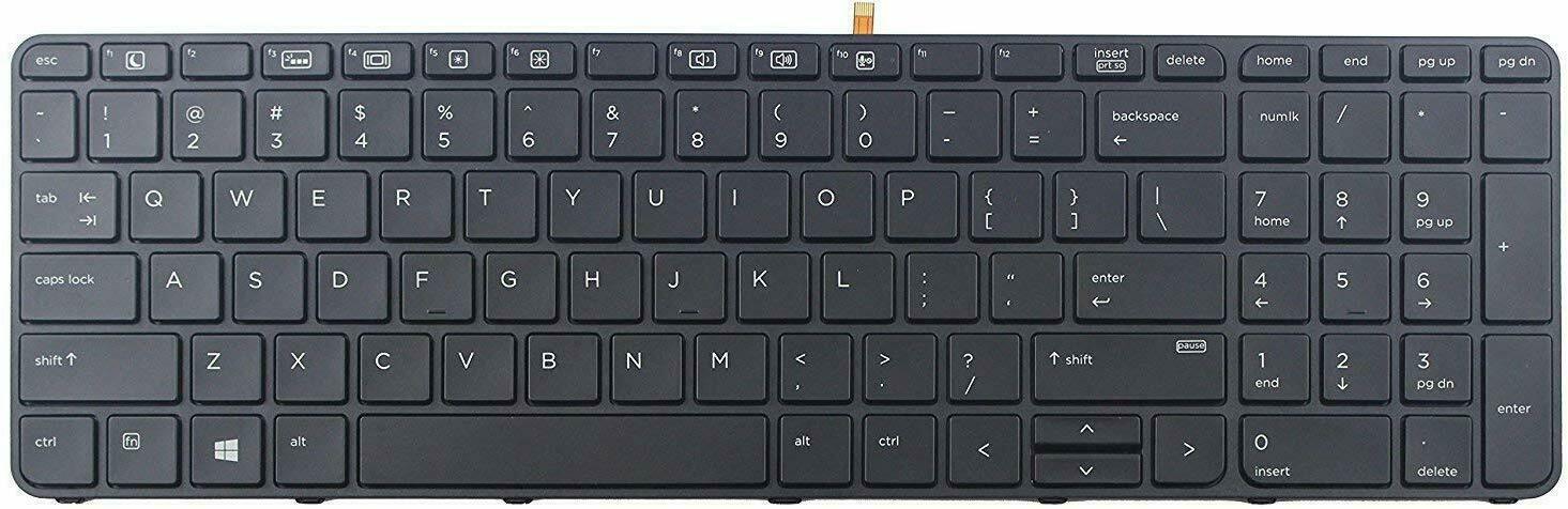 

HP ProBook 450 455 470 G3 G4 US Keyboard With Backlit 827029-001 837551-001 NEW
