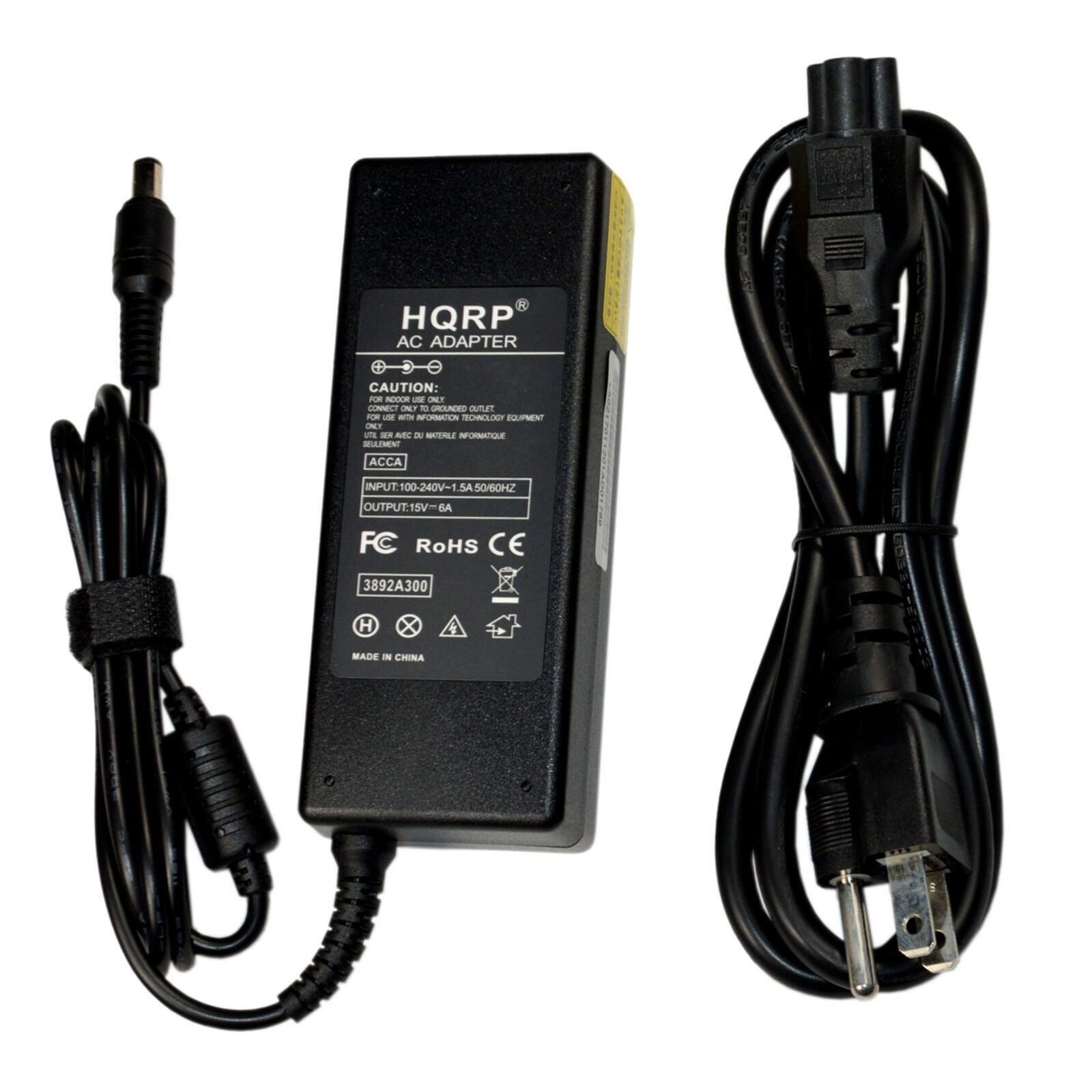 

HQRP AC Adapter for Toshiba Satellite M115-S1071 M115-S1074 M115-S3094 Laptop