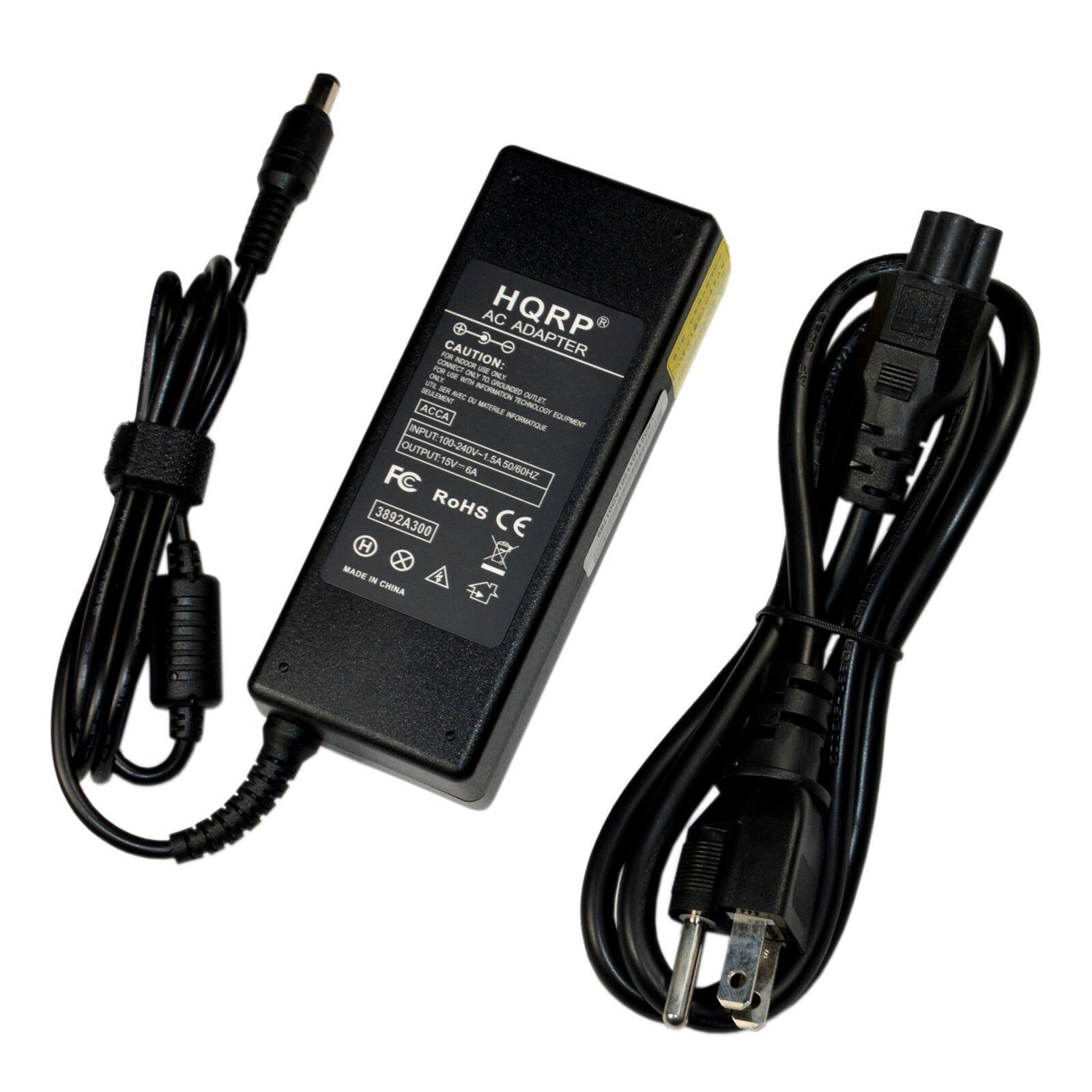 

HQRP AC Adapter Charger for Toshiba Satellite A105-S4094 A105-S4102 A105-S4104