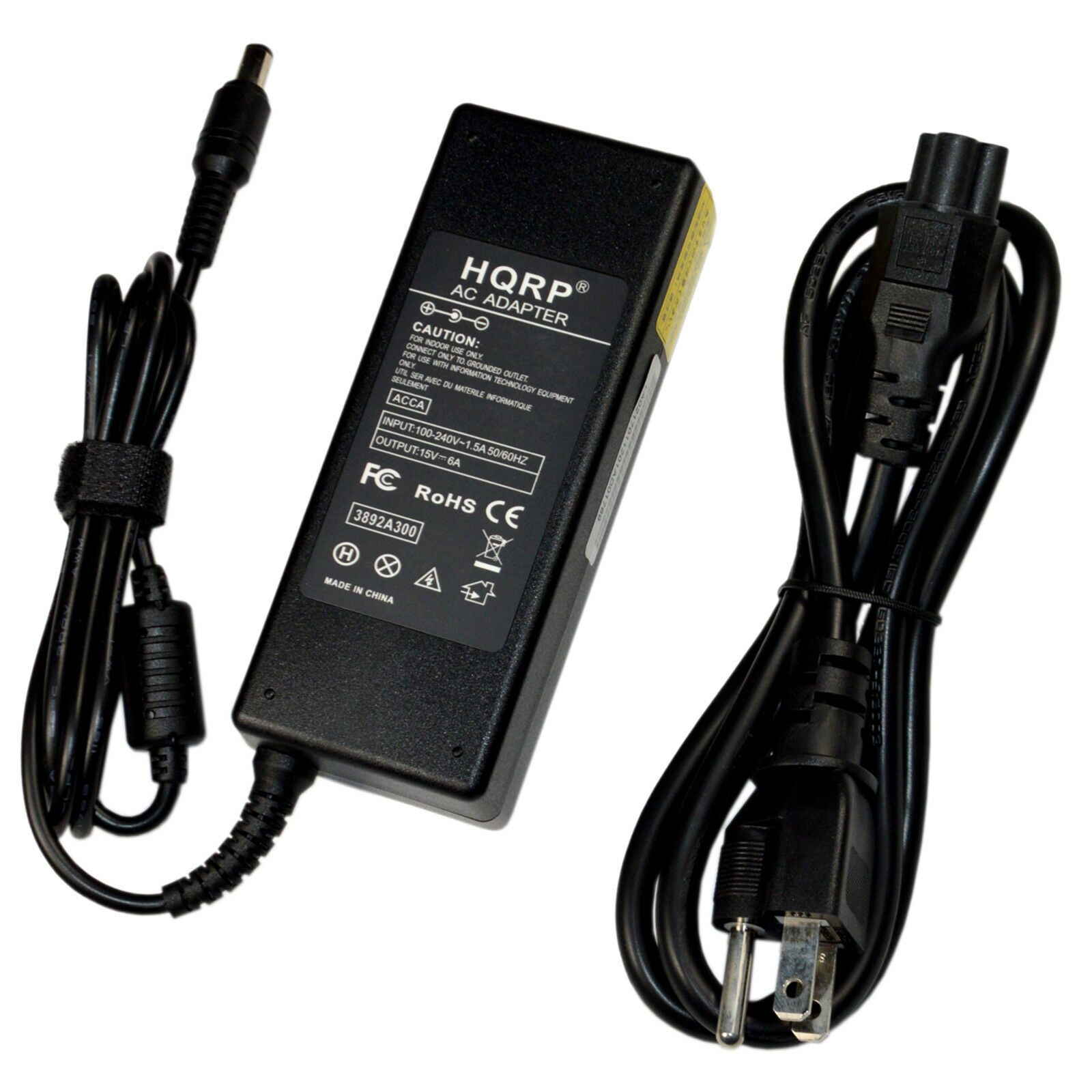 

HQRP AC Adapter for Toshiba Satellite M105-S3021 M105-S3031 M105-S3041 Laptop