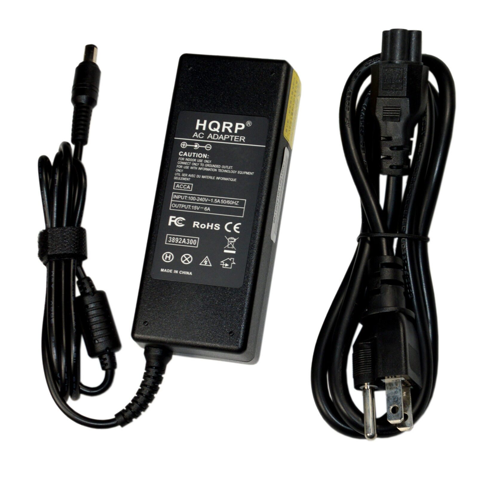 

HQRP AC Adapter for Toshiba Satellite M105-S3084 M115-S1061 M115-S1064 Laptop
