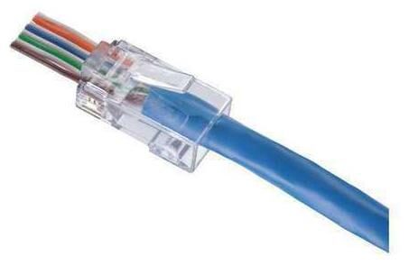 

IDEAL 85-376 Modular Plug Category 6 Cable Clear PK50