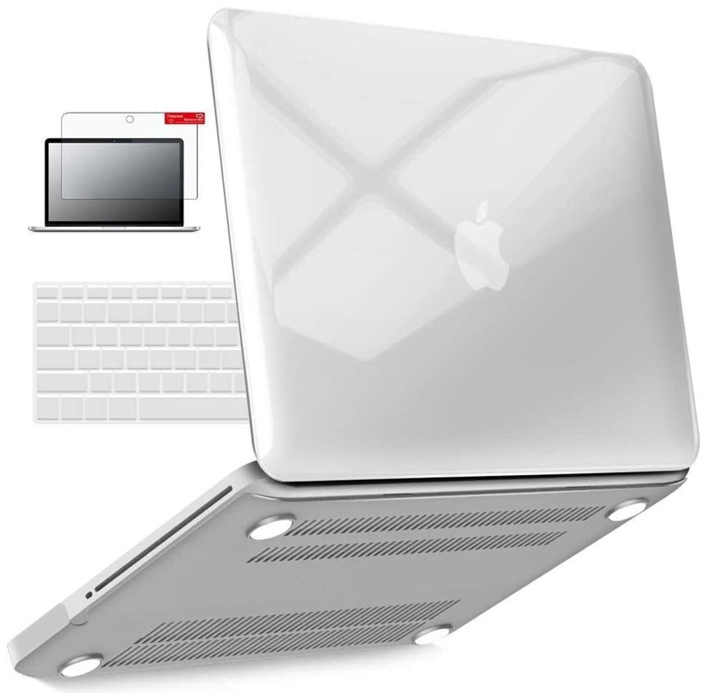 

IFyx Clear Finish Hard Protective Shell Case Cover Skin For Macbook Pro Non Retina with CD-ROM 13 Inch A1278 (2008-2012) Keypad Screen Guard