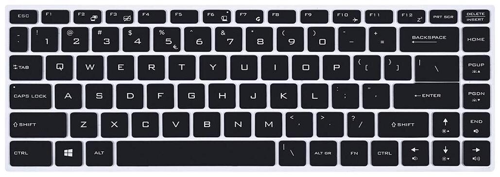 

iFyx Keyboard Silicone Cover for MSI GS65 GF63 15 6 MSI PS63 P65 WP65 WS65 15 6 inch MSI PS42 14 inch Keyboard Skin