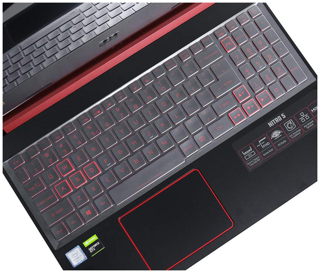 

iFyx Keyboard Silicone Cover for Acer Nitro 5 AN515-54 AN517-51 Acer Nitro 7 AN715-51 15 6 17 3 inch Gaming Laptop 2019