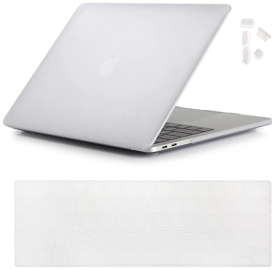 

IFyx Matte Hard Shell Skin Case Cover Keyboard Skin And Dustplugs For MacBook Pro 13 Inch with Without Touch Bar A2159 A1989 A1706 8 (2016-2020)