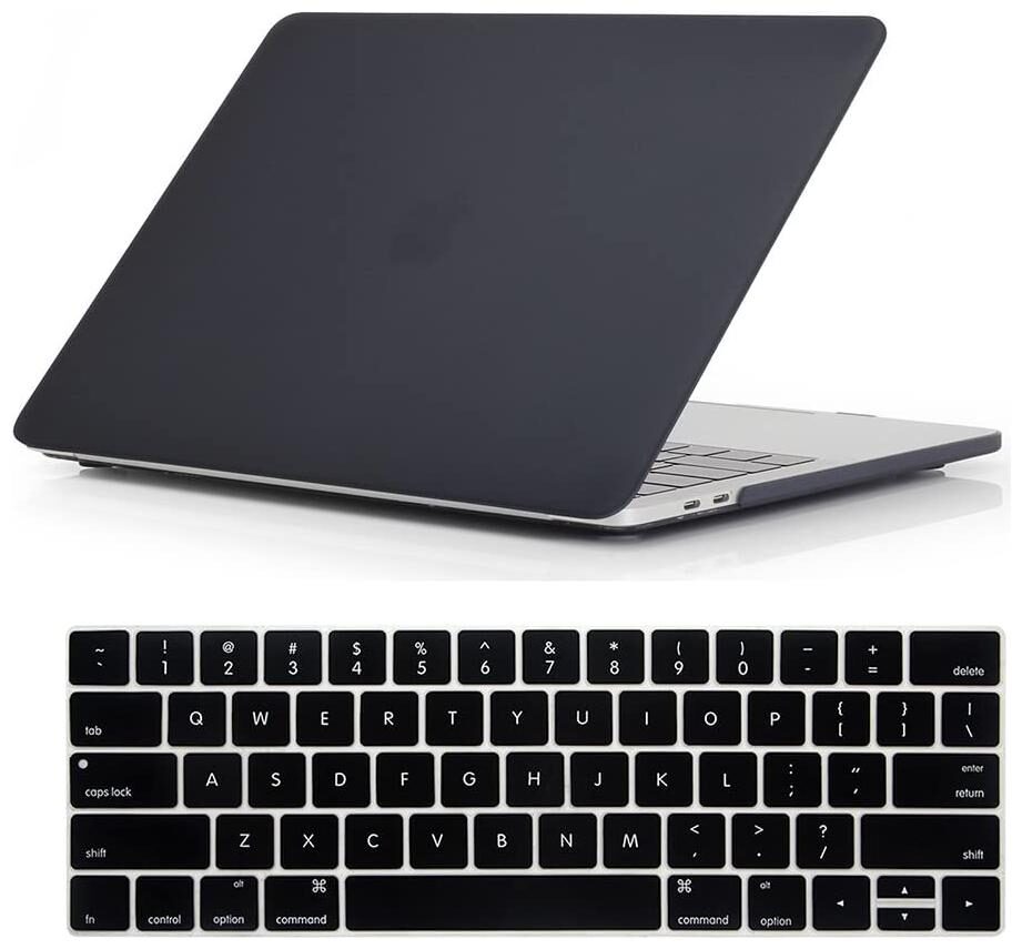 

iFyx Matte Hard Case Shell Cover and Keyboard Skin Cover for MacBook Pro 13 Inch with Without Touch Bar A2159 A1989 A1706 8 (2016-2020)