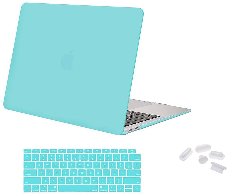 

IFyx Matte Hard Shell Skin Case Cover Keyboard Skin And Dustplugs For New MacBook Air 13 Inch with Touch ID A1932 A2179 (2018-2020)