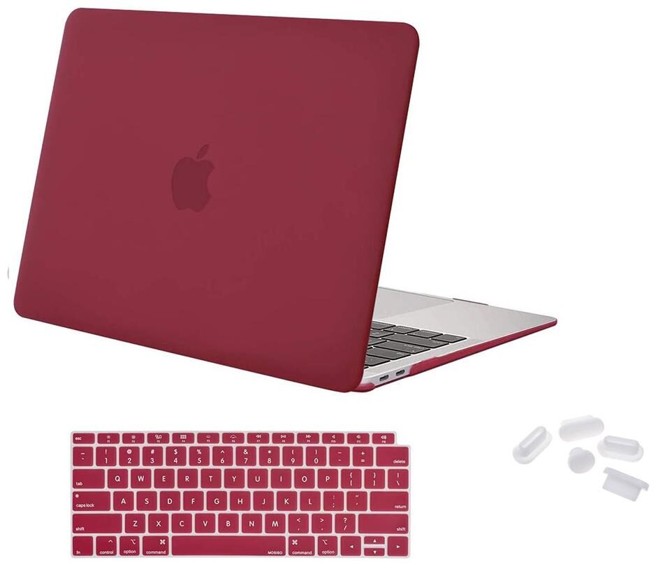 

IFyx Matte Hard Shell Skin Case Cover Keyboard Skin And Dustplugs For New MacBook Air 13 Inch with Touch ID A1932 A2179 (2018-2020)