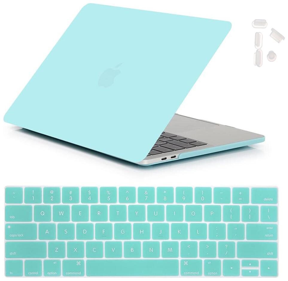 

IFyx Matte Hard Shell Skin Case Cover Keyboard Skin And Dustplugs For MacBook Pro 13 Inch with Without Touch Bar A2159 A1989 A1706 8 (2016-2020)
