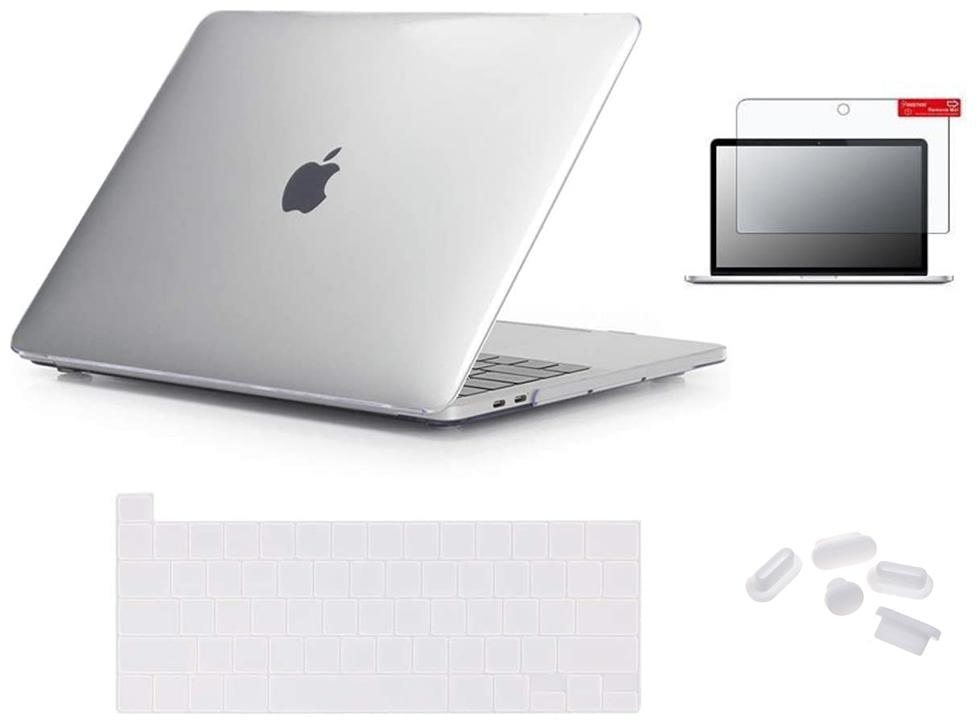 

IFyx Soft Touch Clear Hard Protective Shell Case Cover Skin For MacBook Pro 16 Inch With Touch Bar A2141 (2020) DustPlugs Keypad Screen Guard