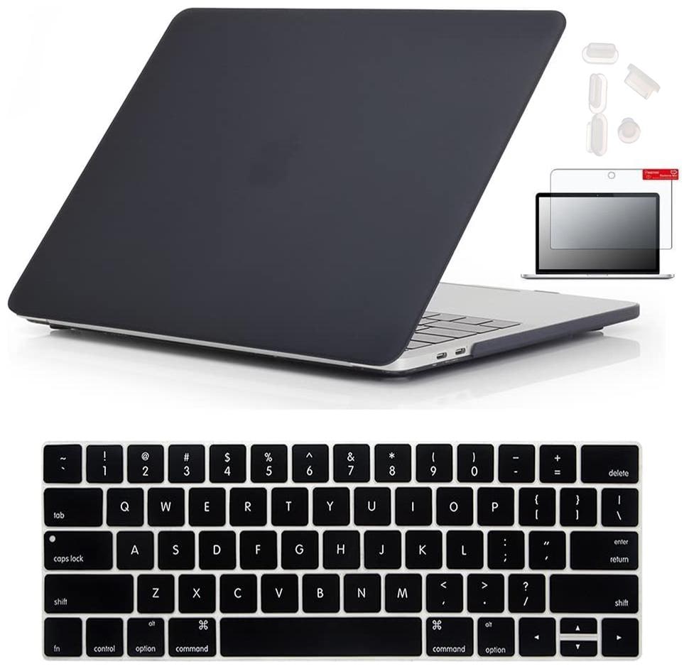 

IFyx Soft Touch Matte Hard Protective Shell Case Cover Skin For Macbook Pro 15 Inch With Touch Bar A1990 A1707 (2016-2020) DustPlugs Keypad Screen Guard