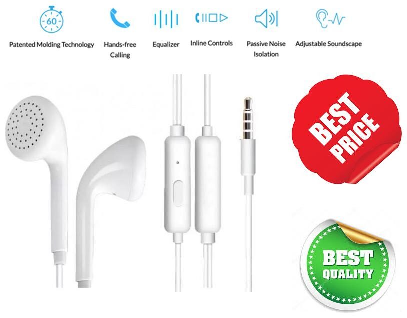 

Ikart Handfree In-Ear Wired Headphone ( White )