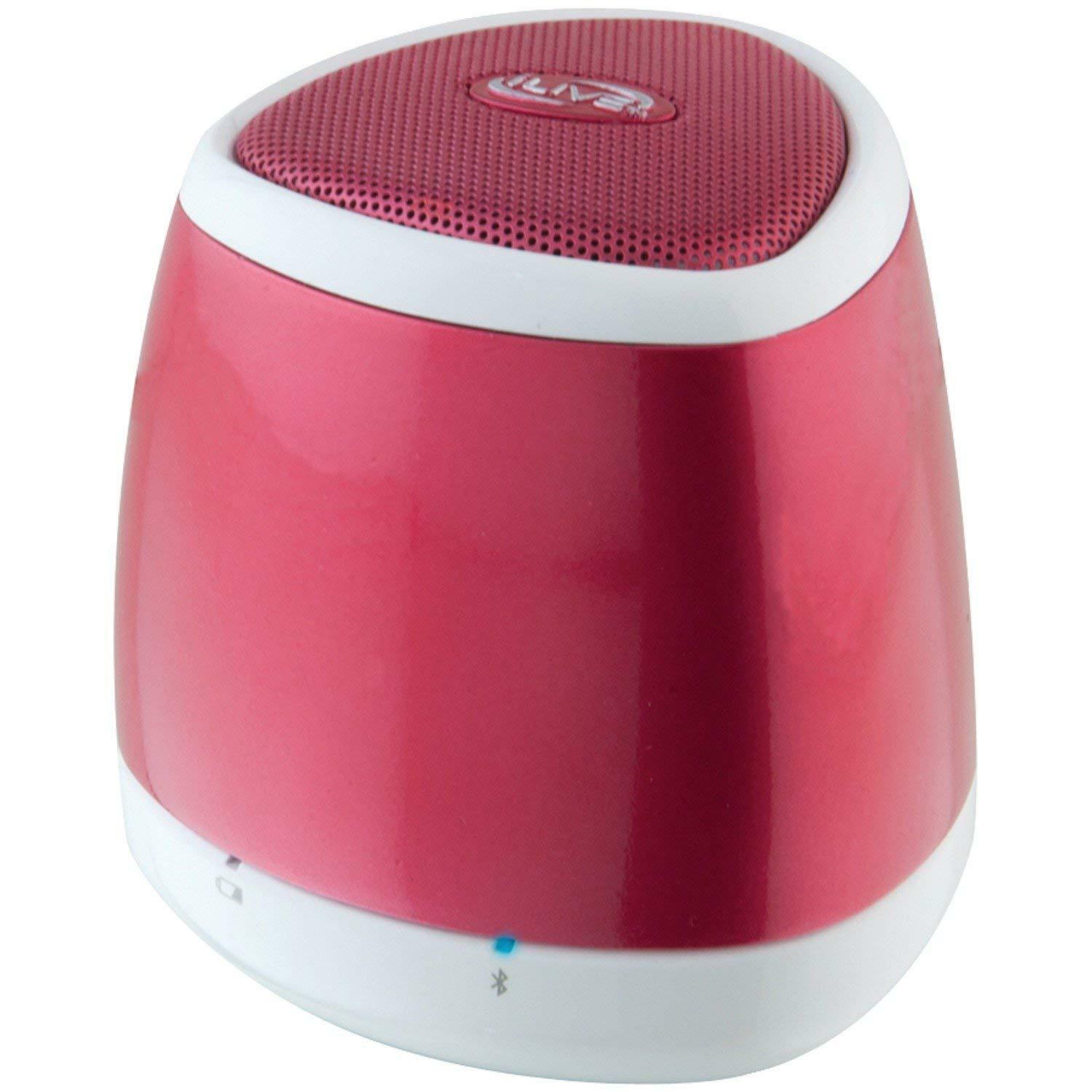 

iLive Blue Hurricane Portable Wireless Bluetooth Speaker red (ISB23R) NEW