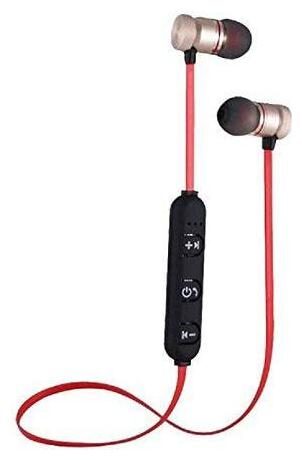 

IMMUTABLE Magnetic Bluetooth Wireless 4 0 Handfree Stereo Headphone Compatible with All Android OR iPhone Devices In-Ear Bluetooth Headset ( Assorted )