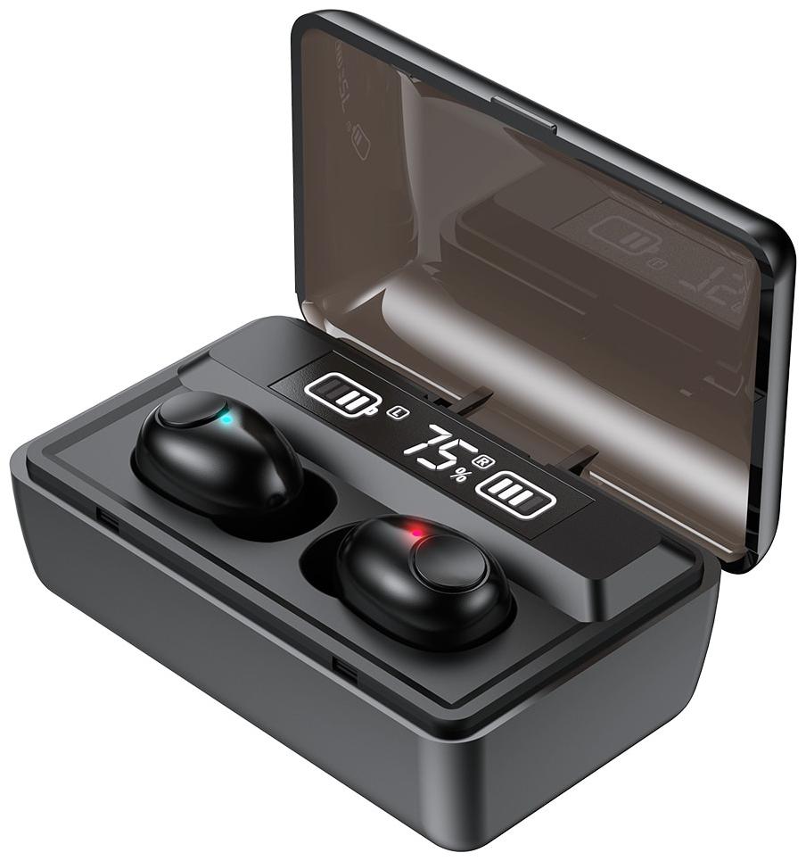 

IMMUTABLE RR-859 Bluetooth Earphones TWS Wireless Earbuds In-Ear Bluetooth Headset ( Black )